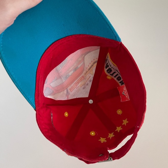 Disney Pixar Cars Lightening McQueen Kids Childs Adjustable Hat Cap - Picture 6 of 6